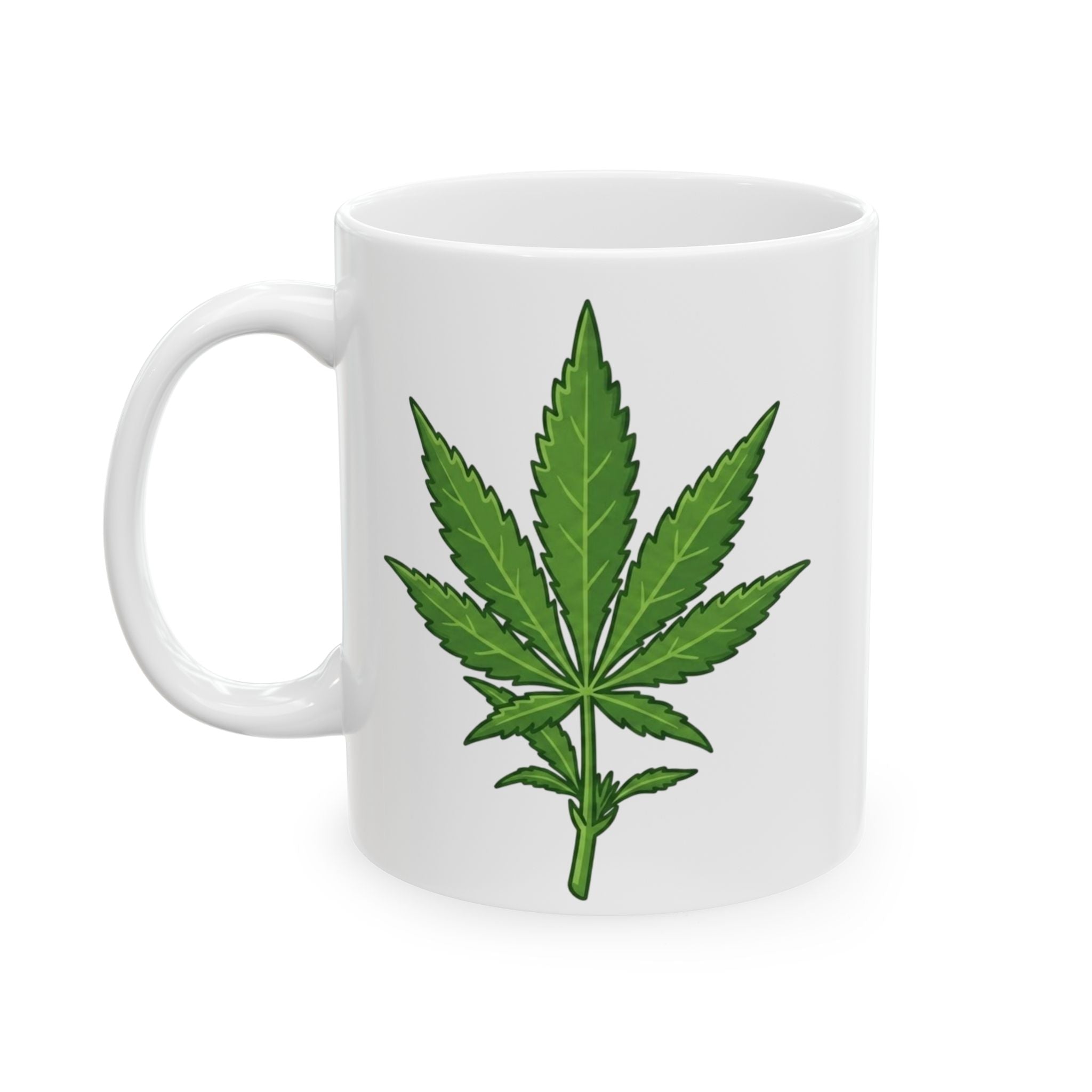 Ceramic Mug — "I Can't Go Without My Drugs Cuz I Am Not Alright" Stoner Edition Pink